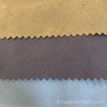 tissu de canapé en daim en polyester warp